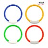 Xrten 4 Pieces Children's Diving Rings Pool Toy, Diving Toy,