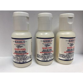 Kiehl's Lot of 3 Kiehl's Body Fuel All in One Energizing Wash 1oz each