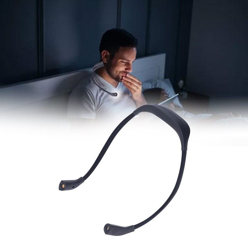 Neck Book Light USB Rechargeable Portable LED Neck Hanging Lamp