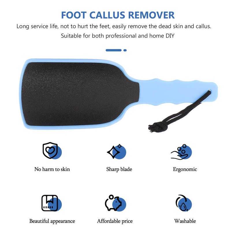 Healeved 2pcs Double-sided Foot File Callus Remover Tool for Dead