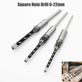 Square Hole Saw Chisel Power Tool Auger Drill Chisel Power Tools for DIY Woodworking Tool (1 Piece - 20mm)