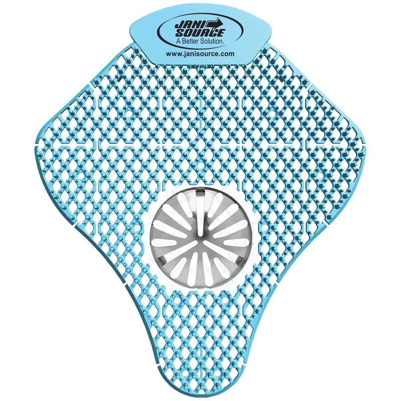 JaniSource Stingray Urinal Screen, 30-Day Odor Control, Tether Tab Design,