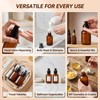 2 Pack 120ml/4oz Amber Plastic Pump Bottles, Refillable Empty Amber