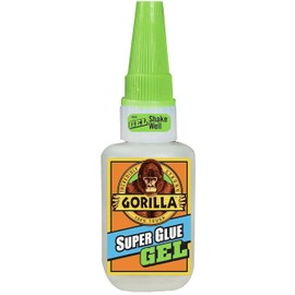 Gorilla Super Glue Gel, 15 Gram, Clear, (Pack of 6)
