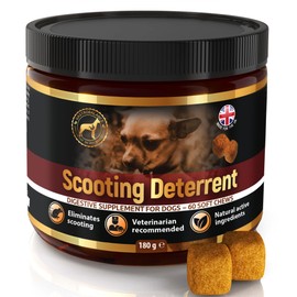 Gastrobalance dog scooting treatments - Natural scoot stopper for itching dog - 60 tasty soft chews to stop dog scooting (Chicken flavour)