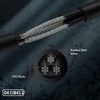 Decibel 6ft Cable Lock with 100dB Alarm, Security Cable and
