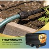 Holldoor Soaker Hose 25 ft 3-Pack for Garden Beds with