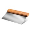 8-inch Long Bench/Dough Scraper, Stainless Steel Blade, Commercial Kitchen Tool