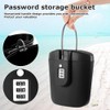 Portable Anti-Theft Lock Box, EUBSWA Beach Safe Security Lock Bag,