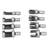 8Pcs Wood Plug Drill Bit Cutter Carbon Steel Industrial Barrel