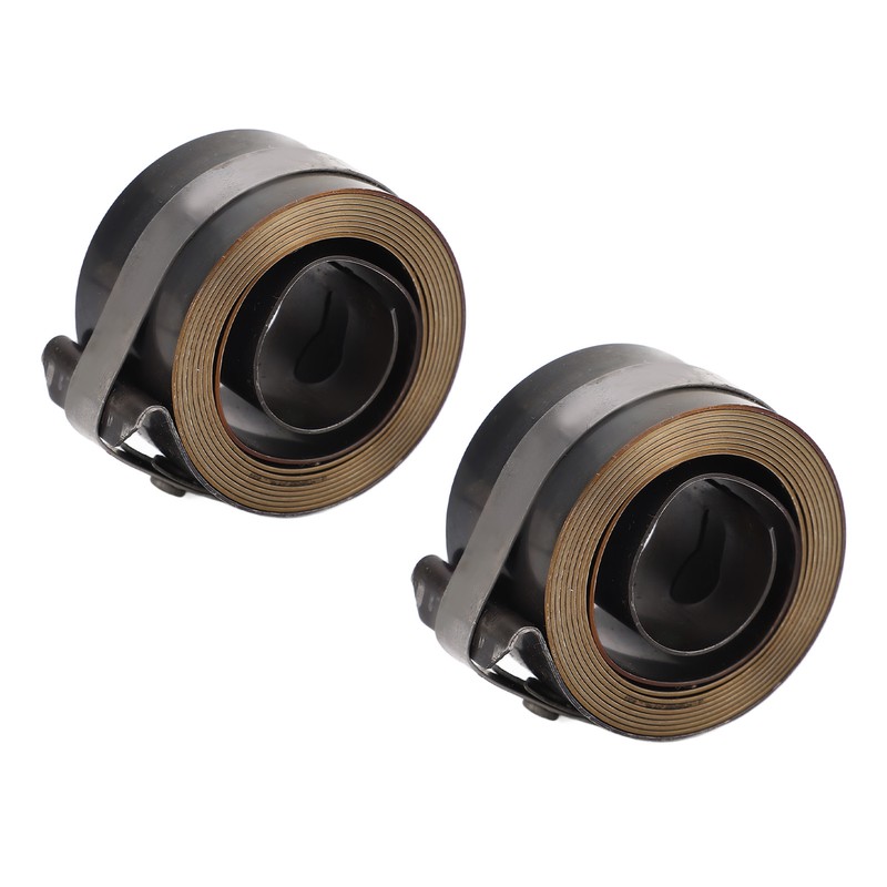 2Pcs Drill Press Return Spring Metal Recoil Feed Quill Coil