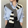 Sweater Shawl Wraps Women Pashmina Shawls and Wraps Stripe Knitted