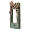 Top Brass Large Octopus/Kraken Electrical Cover Wall Plate Bronze/Verdigris Finish