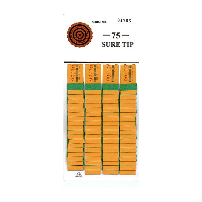 One # 75 Sure Tip Board (1-75) Raffle/Jar Tickets Free