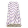 Haobase 50Pcs Paper Drinking Straws, Biodegradable Paper Straws for Drinking