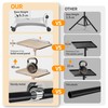 NAMON Rolling Laptop Stand, 2 in 1 Dual-use Floor &