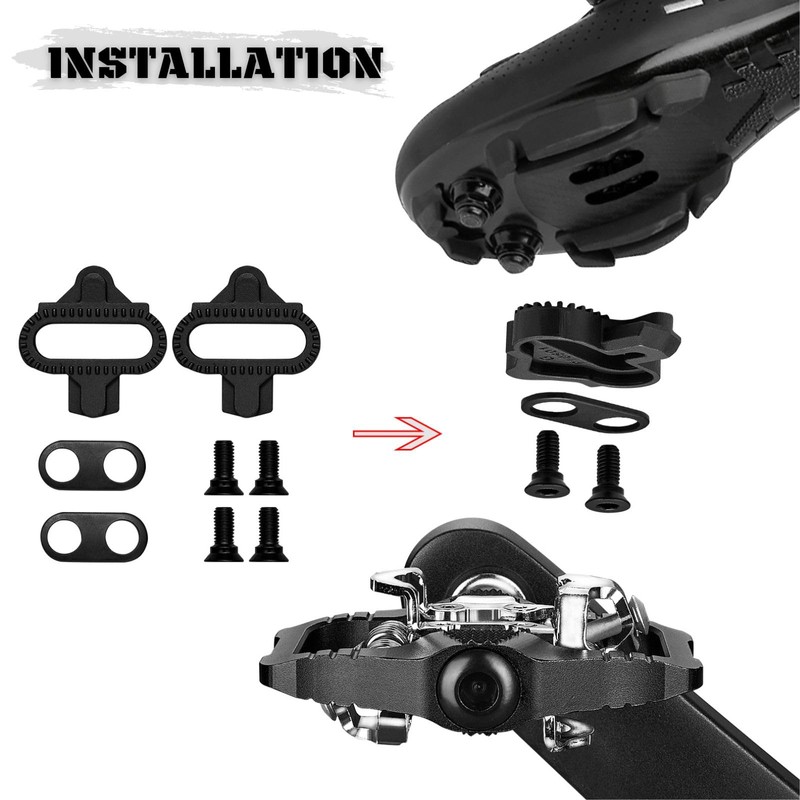 Corki Bicycle Pedals for SPD MTB Pedals 9/16 Inch Platform