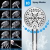 Hibbent All Metal CUPC Certified Shower Head, 10'' High Pressure