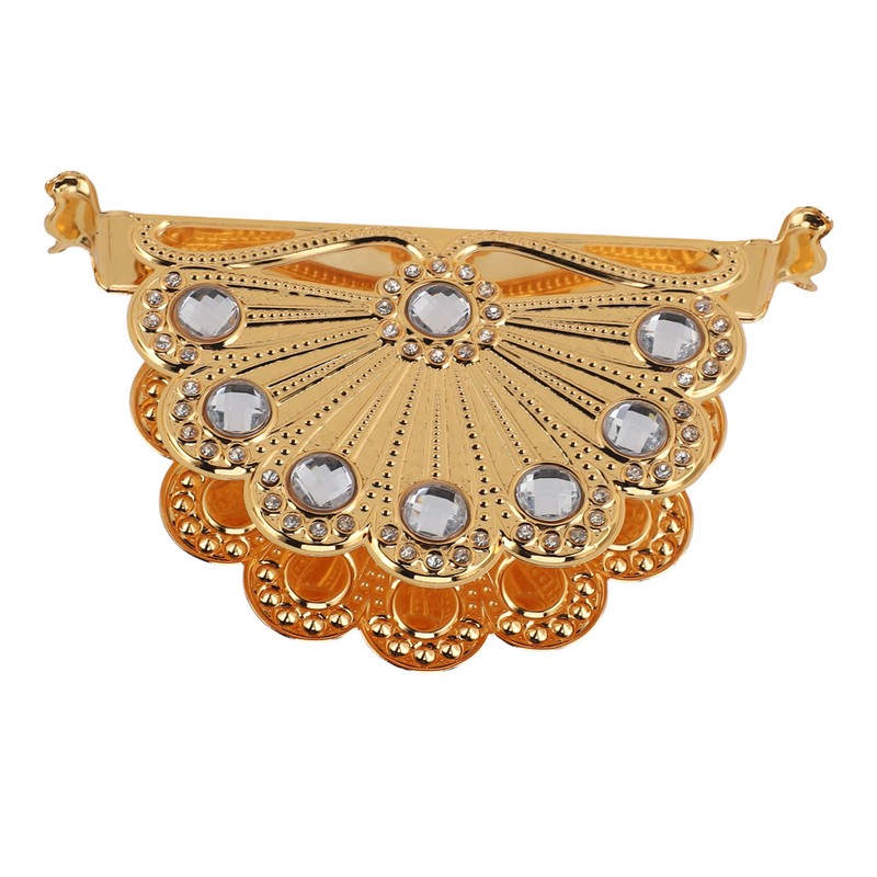 Golden Metal Napkin Holder Exquisite Light Luxury European Style Zinc