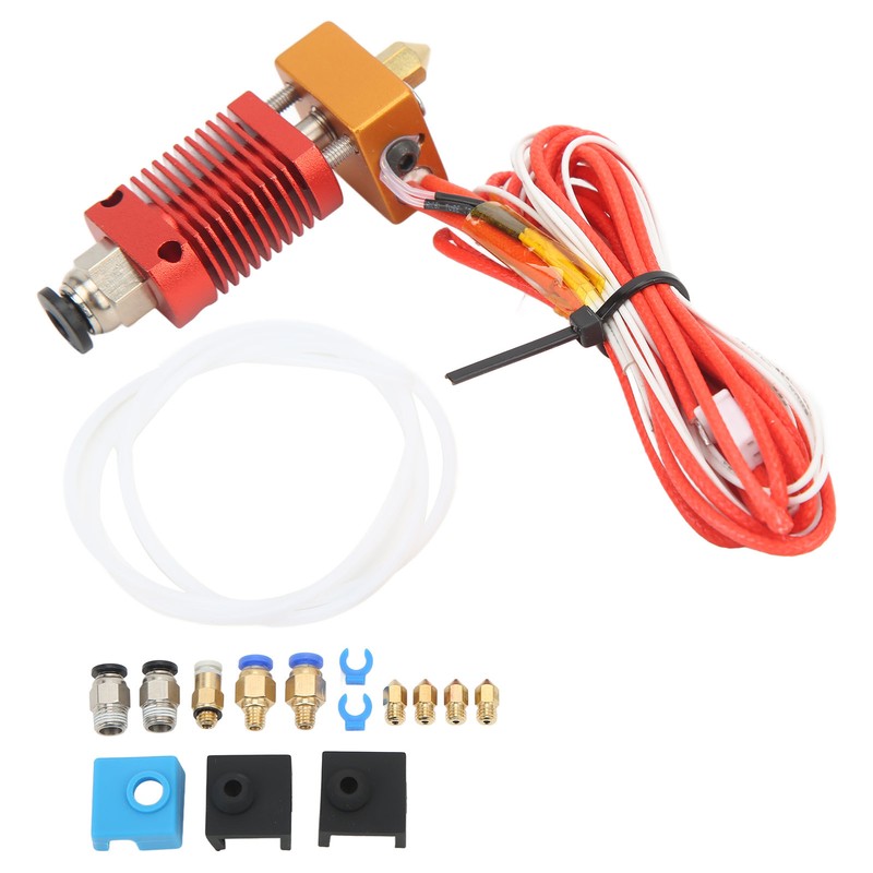 Assembled Hotend Kit for Ender 3 with Pneumatic Fittings Thermistor