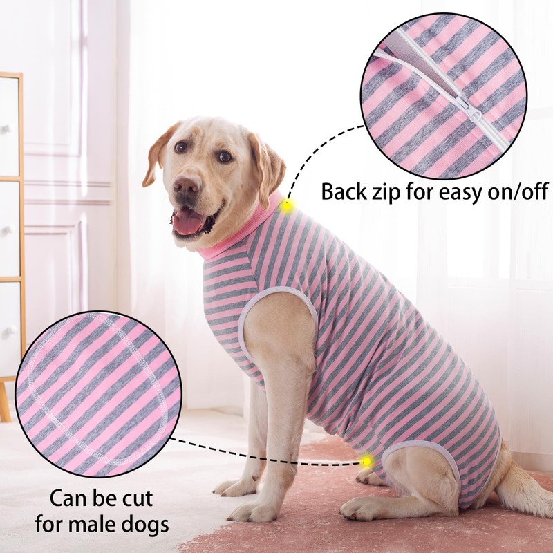 Axcimond Dog Bodysuit - Post-Surgery Spay/Neuter Recovery Suit for Female/Male