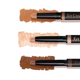 MAKEHEAL EYECROWN ARTCROQUIS STICK SHADOW, Buildable, glitter eye shadow, liner, cream [NATURAL MOOD KIT]