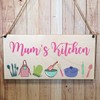 Second Ave Cute Mum's Kitchen Wooden Hanging Gift Sign Plaque