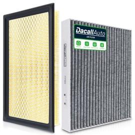 Dacall Engine & Cabin Air Filter Set for Ford Explorer 2.3L 3.0L (2020-2025), for Police Interceptor Utility 3.0L (2020-2025), for Lincoln Aviator 3.0L (2020-2025). Replace FP89, FA-1884