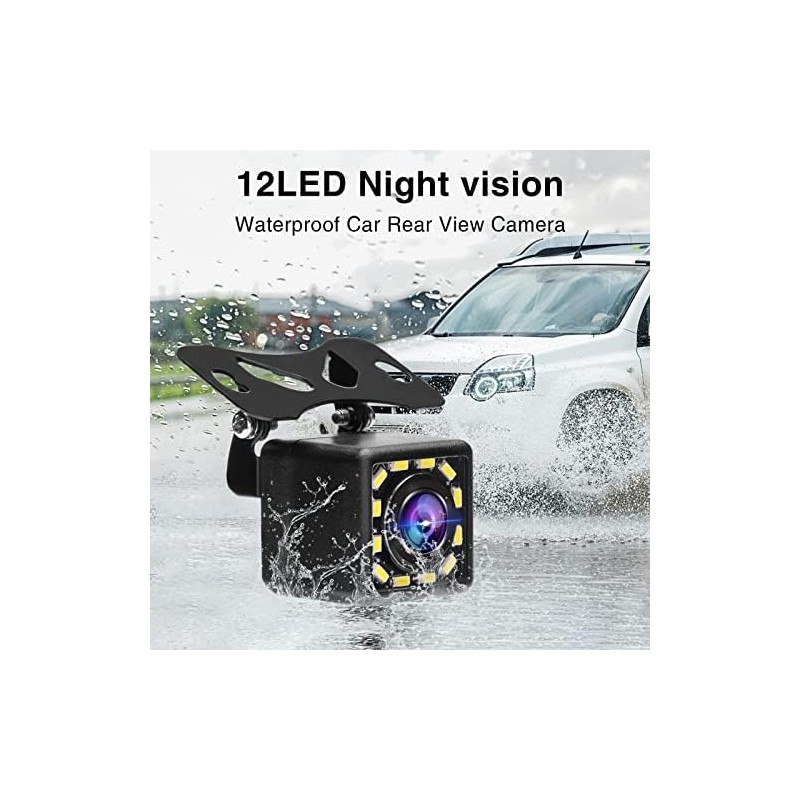 Carpuride 12V Rear Camera, 2.5mm Jack Compatible 701/901/902/706/103