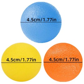 3-pack Stress Relief Balls. Hand Exercise Balls. Hand Therapy Balls. Hand Grip Balls Hand Squeeze Balls Kits for Physical Rehabilitation & Grip Strengthene