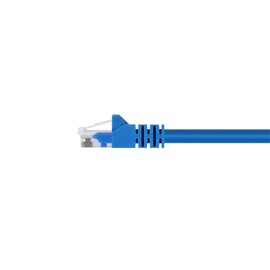 Monoprice 0.5FT 24AWG Cat6 550MHz UTP Ethernet Bare Copper Network Cable - Blue