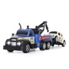 haomsj Small Metal Rc Tow Truck Set with Mini Metal