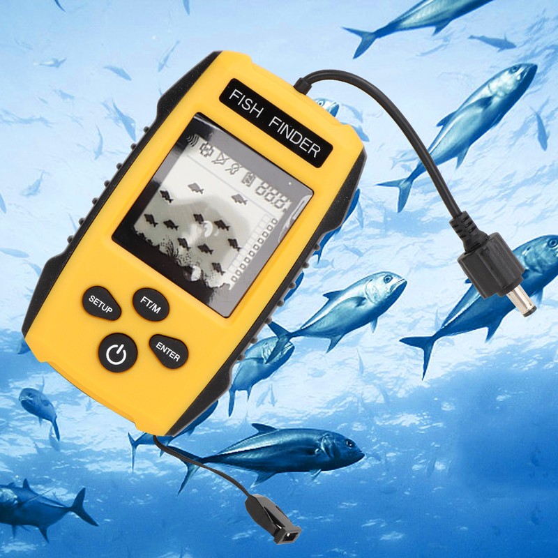TL88 Handheld LCD Display Fish Finder Portable Fishfinder Fish Depth