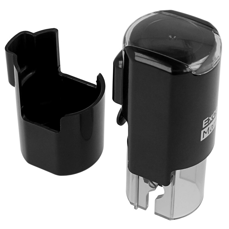 ExcelMark Custom Round Self Inking Inspection Stamp - 5/8" Diameter