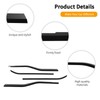 Hoolcar Lower Window Trim Cover Molding Window Bottom Outer Frame