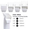 2 Pack Professional Peanut Replacement Blades with 4 Professional Clipper
