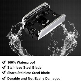 83M Replacement Shaver Head Compatible with Braun Series 8 Electric Shaver Wet and Dry,83M Replacement Foil & Cutter for Braun S8 Replacement Head Electric Razor Blades 8467 8370cc 8340s