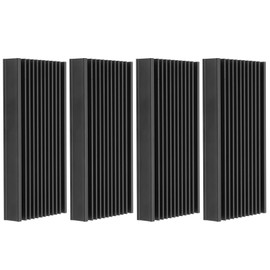 Fafeicy 4pcs Aluminum Heatsink Small Cooler Heatsink Module for Electronics Cooling Fins 50x12.7x100mm/2x0.5x4in