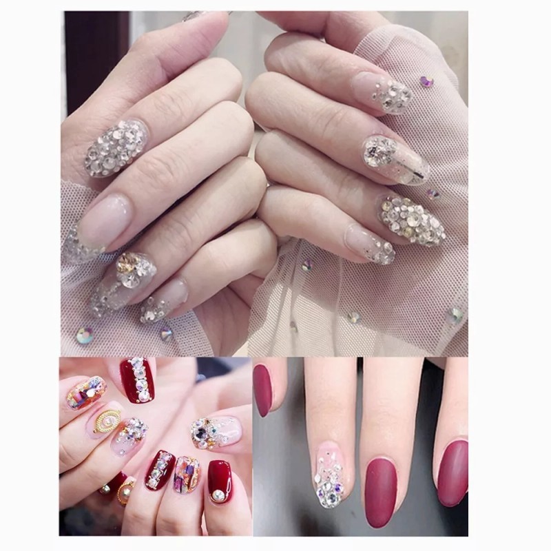 Dolores Piedra De Cristal Tornasol Super Calidad Nail Art En