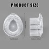Crovakeu 1pcs-Replacement Knob Compatible with Moen 100710 Shower Handle -