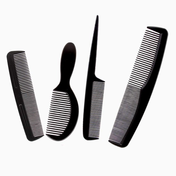 NuAngela Styling Comb Set, Cutting Combs Clipper Rat Tail Hair