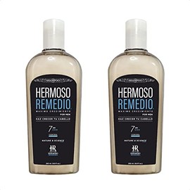 Shampoo Anticaída Hombre 250 ml x 2  Combate Alopecia y Caspa  Crecimiento Capilar 7 en 1  Sin Sulfatos ni Parabenos  con Biotina, Queratina...       