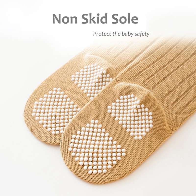 Baby Grip Socks Non Slip Grips Girls Boys Ankle Crew