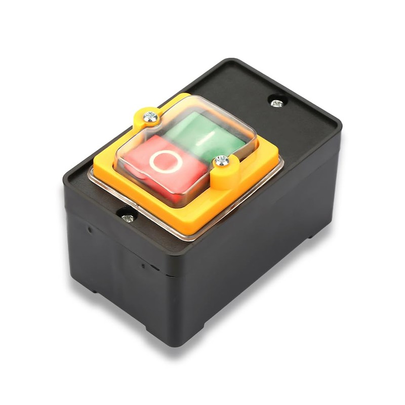 Joyzan Waterproof Push Button Switch, On Off Start Stop Electric