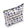 JNIAP Blueberry Farmer Gift Easily Excited By Blueberries Cosmetic Bag