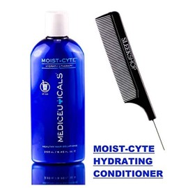 Therapro MEDIceuticals MOIST-CYTE Hydrating Therapy CONDITIONER (w/Sleek Steel Pin Tail Comb) Creates Tremendous Volume, Texture, Strength and Shine (8.45 oz / 250 ml - ORIGINAL SIZE)