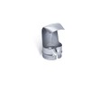 Steinel 70519 reflector nozzle - hot air attachment for hot air guns, for soldering tubes, shrinking tubes, White/Stainless Steel, 14 mm