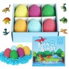 KAV Dino Bath Bombs for Kids with Surprise Inside- Dino