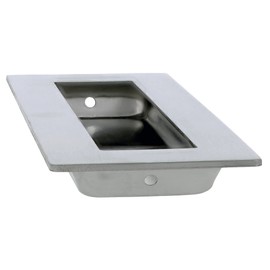 Amig | 180 x 60mm High Strength 18/8 Stainless Steel 18/8 Sliding Door Handle - Matt Silver