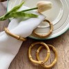 Unbranded 6/12/18/30 Pcs-Bamboo Table Napkin Rings Party Restaurant Hotel Serviette-buck